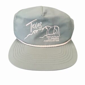 Oribeat‎ Texas Mountain Climbers Association Rope Snapback Hat Blue One